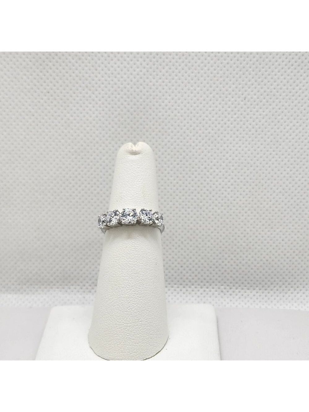 Brand New Sterling Silver 925 5 Gemstones Ring